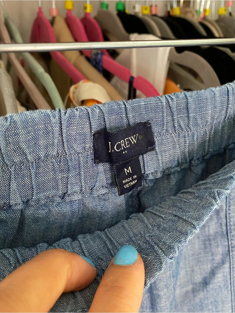 J. CREW Blue Chambray Shorts! 🌊